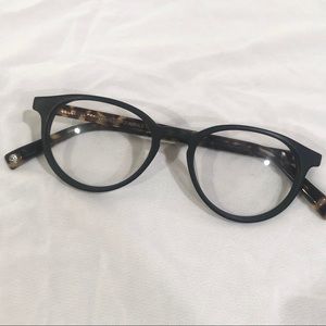 Warby Parker Black Frames w Tortoise Arms